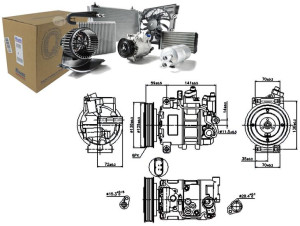 Sprężarka Klimatyzacji Audi A6 A6 Allroad A7 2.4-3