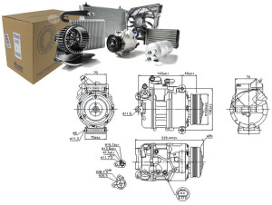 Sprężarka Klimatyzacji Bmw 3 (e90) 3 (e91) 3 (e92)