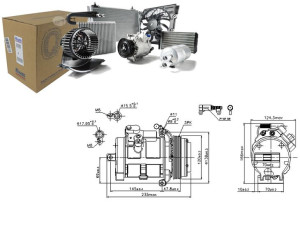 Sprężarka Klimatyzacji Bmw X5 (e53) 4.4/4.6 01.00-
