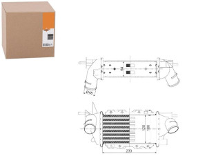 Intercooler Opel Vectra B 2,0dti 2,2dti Nrf