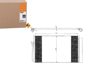 Skraplacz Klimatyzacji Bmw E60 5 7 02- Nrf