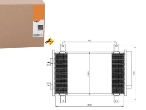 Skraplacz Klimatyzacji Fiat Ducato Jumper Boxer Nr