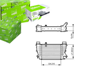 Intercooler Renault Modus 1,5dci Valeo