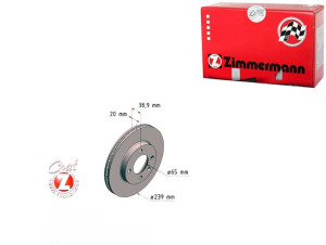 Tarcze Hamulcowe 2szt Vw Golf Ii Iii 84-97 Wen. Zi