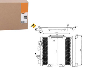 Skraplacz Klimatyzacji Opel Astra H Diesel 1,3-1,9