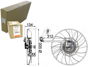 Wentylator Chłodnicy Behr Hella 5h228600ja 5h22860