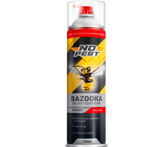 OK silny spray środek na osy szerszenie Bazooka, 750ml