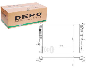 Chłodnica R.megane Iii 08- Depo