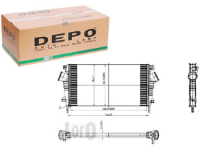 Intercooler Depo 1302647 13241751