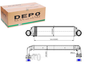Intercooler Depo 7789793 1751 7793370