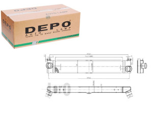 Intercooler Boxer 06- Depo