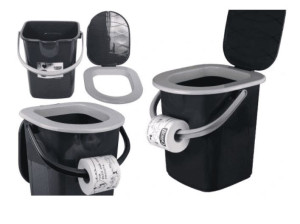 OK toaleta turystyczna przenośna wiadro WC 15,5L/22L
