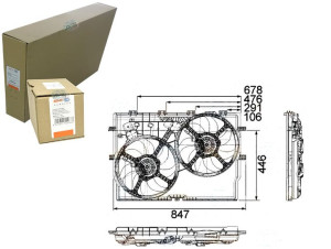 Wentylator Chłodnicy (z Obudową) Fiat Ducato 3.0cn