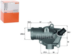 Termostat Mercedes 92c Om611-612 Behr