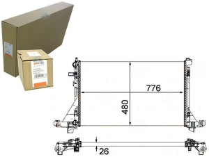 Chłodnica Silnika Behr Hella 2140000q2e 4419451 93