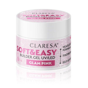 CLARESA Żel Budujący GLAM PINK 12g