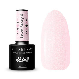CLARESA Lakier hybrydowy LOVE STORY 4 5g