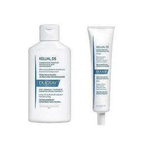 Ducray Ketual DS, szampon na łupież, 100 ml + krem kojący40 ml, zestaw