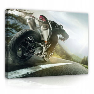 Obraz Motor Ścigacz Do Pokoju Młodzieżowego 60x40