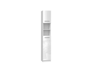 Szafka Łazienkowa Marbela 32cm Regał Słupek Biel Połysk