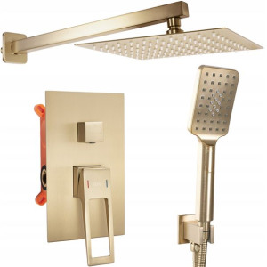 Zestaw Natryskowy Parker Podtynkowy Brush Gold Rea