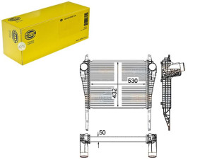 Intercooler Chłodnica Powietrza Doładowującego [hella]