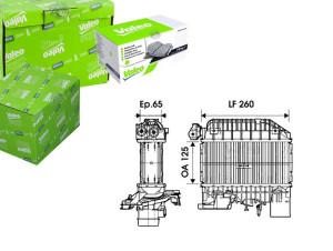 Intercooler Toyota Avensis 99- Valeo