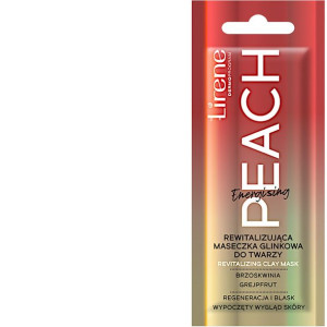 LIRENE MASECZKA PEACH GLINKOWA rewitalizująca