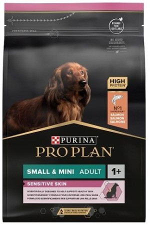 Purina P. Plan Small Mini Sensitive Skin Łosoś 3kg