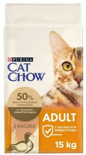 Purina Cat Chow Adult Kaczka Karma Dla Kota 15kg