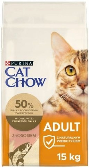 Purina Cat Chow Adult Łosoś Karma Dla Kota 15kg