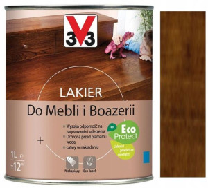 V33 Lakier Do Mebli Boazerii Satyna Dąb Średni 1l