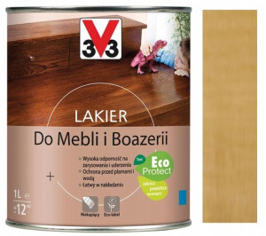 V33 Lakier Do Mebli I Boazerii Połysk Dąb Jasny 1l