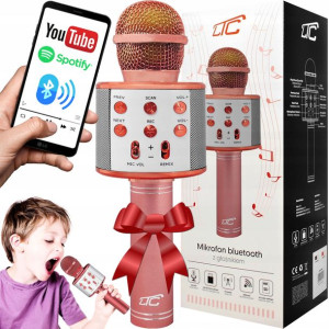 Mikrofon Bezprzewodowy Karaoke Bluetooth Głośnik