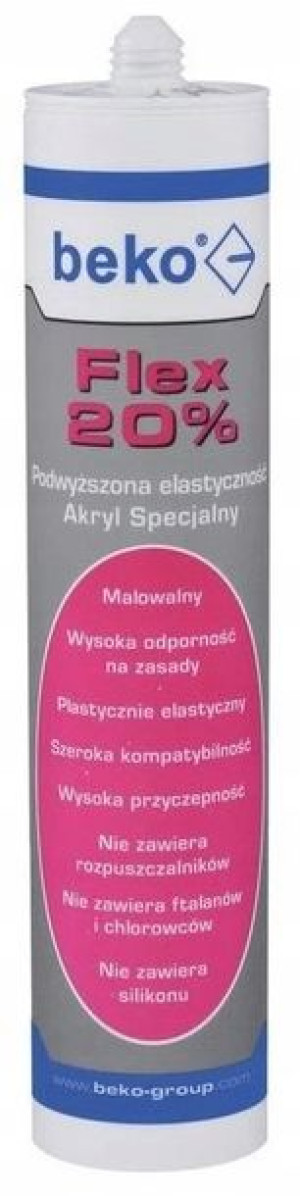 Beko Akryl Flex 20% Środek Uszczelniający 310ml