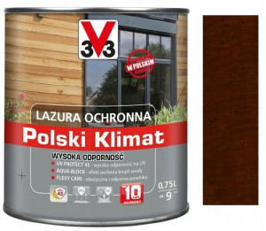 Lazura V33 Polski Klimat 10lat Dąb Złocisty 0.75l