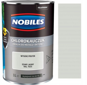 Nobiles Chlorokauczuk Szary Jasny 7035 1l