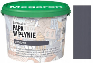 Megaron Papa W Płynie Dekoracyjna Grafitowa 3l