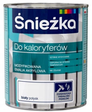 Śnieżka Supermal Emalia Do Kaloryferów 0.75l