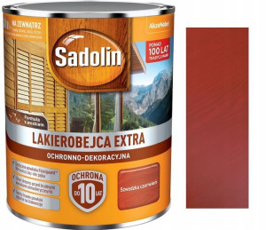 Sadolin Extra Lakierobejca Szwed. Czerwień 98 0,75