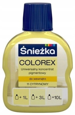 Śnieżka Pigment Żółty Cytrynowy 11 100ml