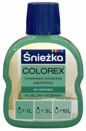 Śnieżka Pigment Colorex Ziolony Wiosenny 42 100ml