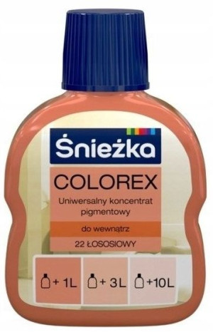 Śnieżka Pigment Colorex Łososiowy 22 100ml
