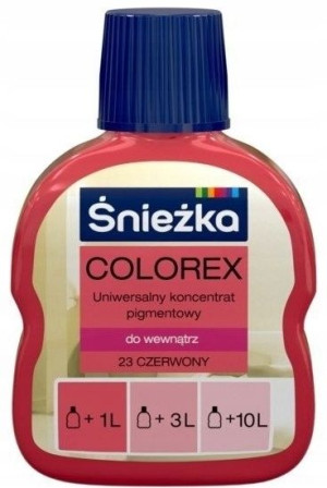 Śnieżka Pigment Colorex Czerwony 23 100ml