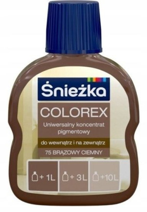 Śnieżka Pigment Colorex Brązowy Ciemny 75 100ml
