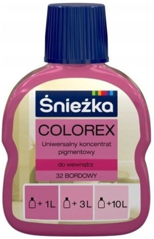 Śnieżka Pigment Colorex Bordowy 32 100ml
