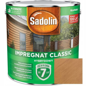 Sadolin Impregnat Classic Hybrydowy Dąb Jasny 9l