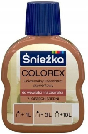 Śnieżka Pigment Colorex Orzech Średni 71 100ml