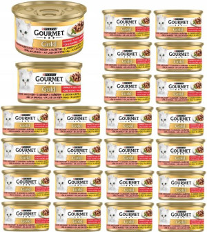 Purina Gourmet Gold Łosoś Z Kurczakiem 24x85gr