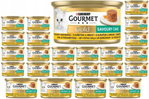 Purina Gourmet Gold Kurczak Marchewka Karma 24x85g